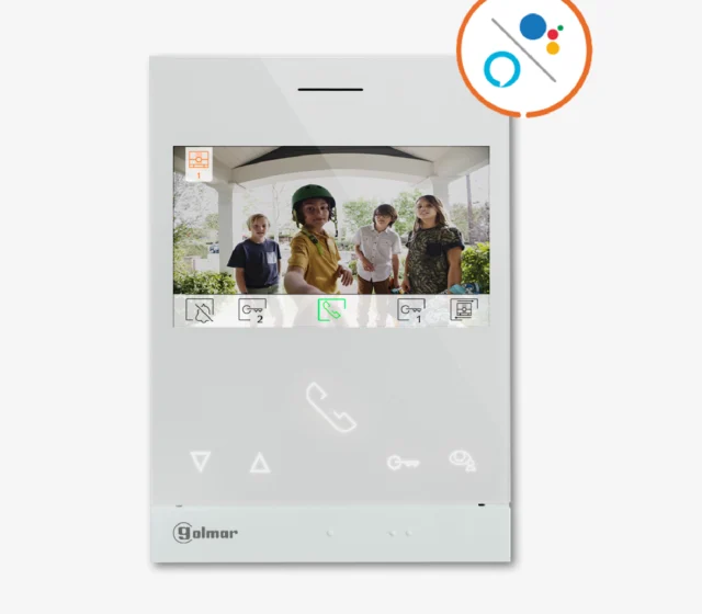 Golmar intercom monitor met WiFi ART 4 WLITE/G2+