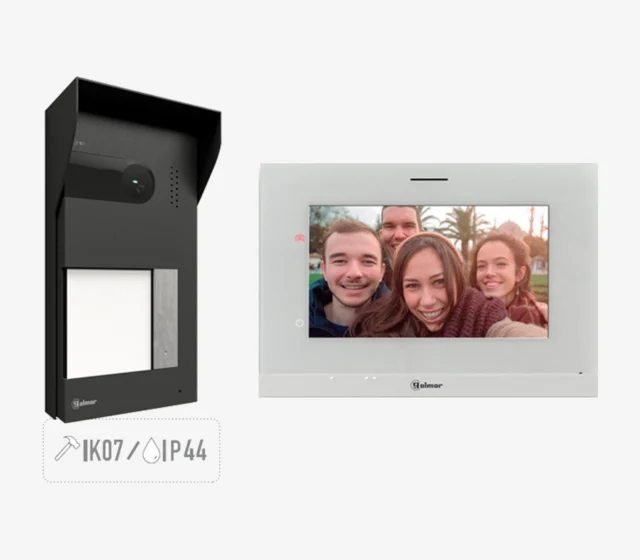 Intercom systeem met video camera Golmar kit S5110ART 7 LITE one line video kit