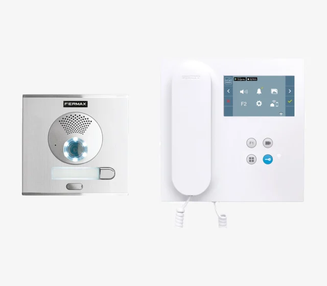 Intercom systeem deurbel Fermax 1W DUOX PLUS VIDEO CITY VEO WIFI KIT
