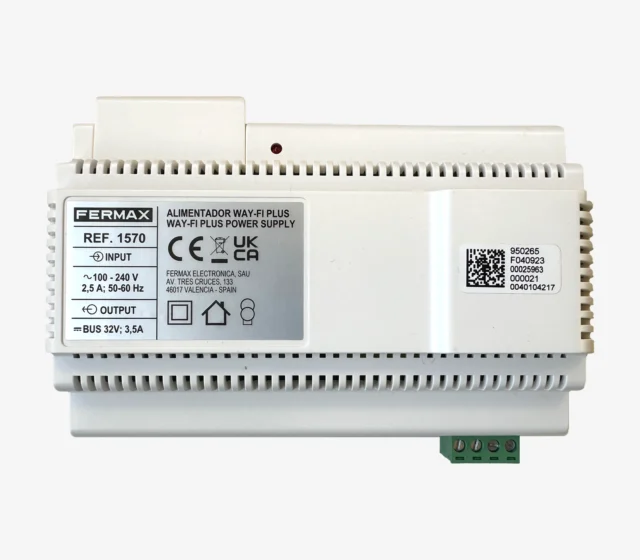 Intercom systeem monitor Fermax 7 WAY FI PLUS KIT WAY FI PLUS P.S.U. DIN8 32VDC 3.5A