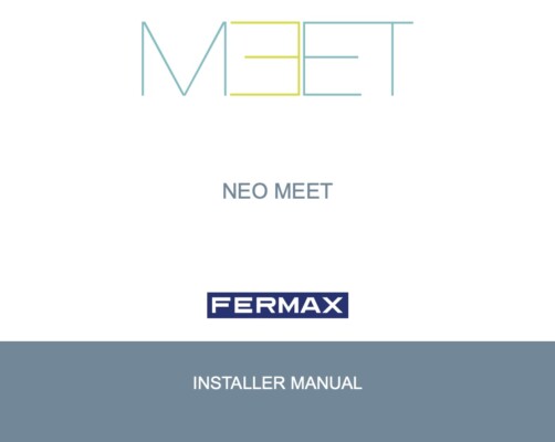 Intercoms Neo Meet Geavanceerde installatiehandleiding