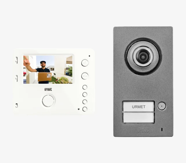 Urmet Mikra intercom kit met Mìro video monitor 1 woning